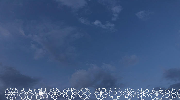 Second Flowers St Font