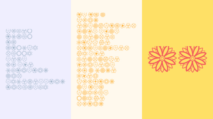 Second Flowers St Font