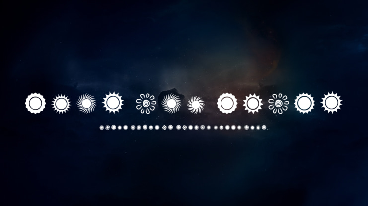 Suns and Stars Font