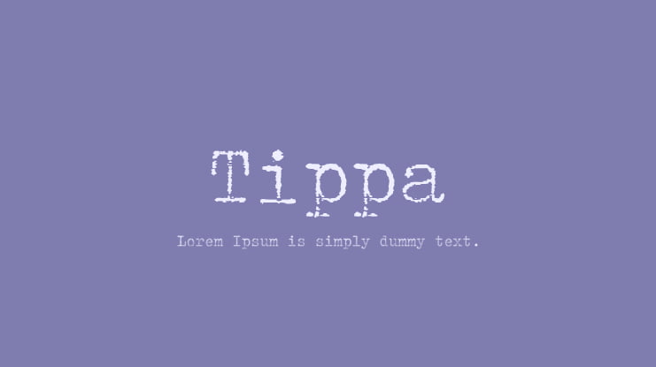 Tippa Font