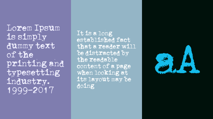 Through the night Font