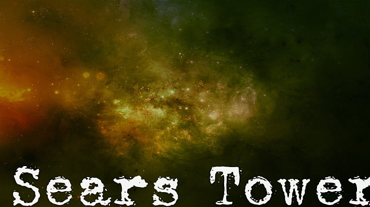 Sears Tower Font
