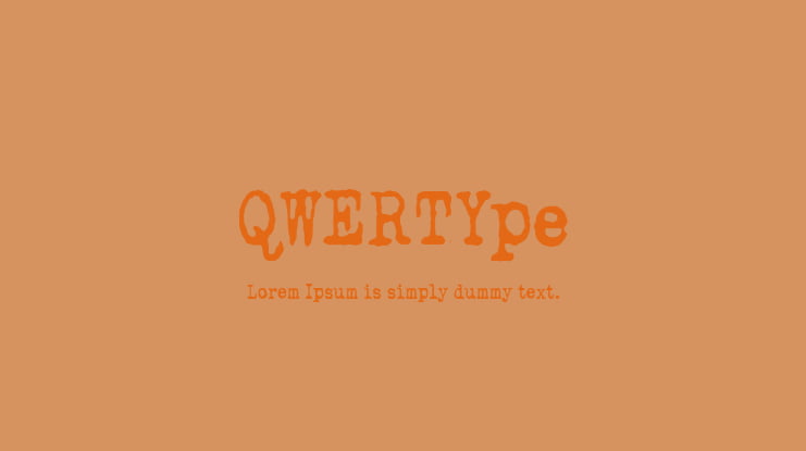QWERTYpe Font