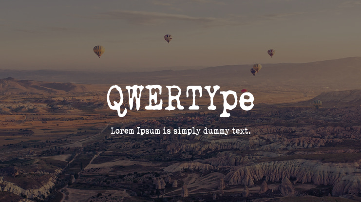 QWERTYpe Font