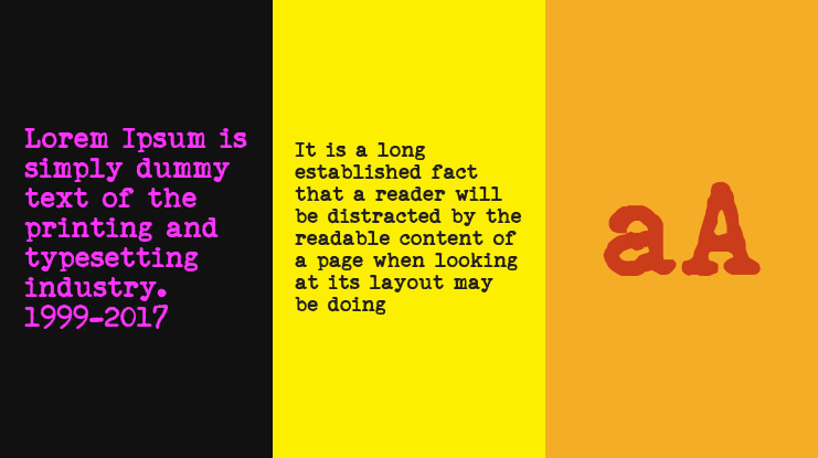 Remingtoned Type Font