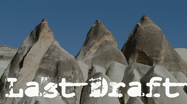 Last Draft Font