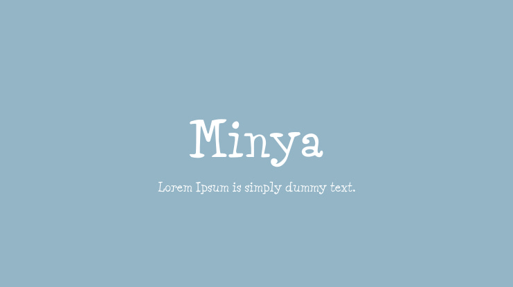 Minya Font
