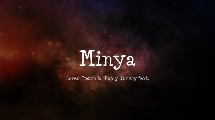 Minya Font