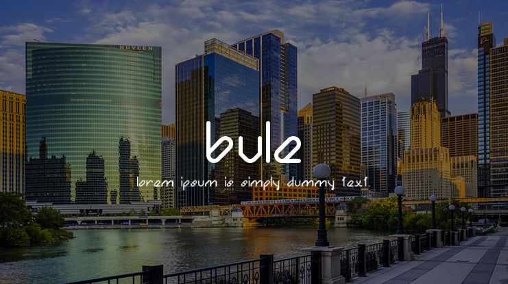 Bule Font Family