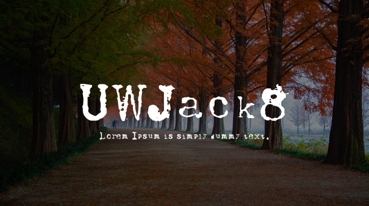 UWJack8 Font