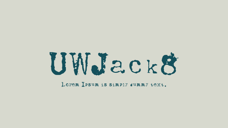 UWJack8 Font
