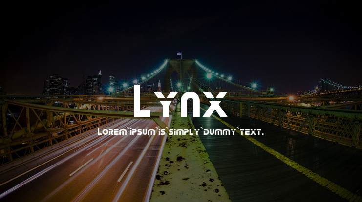 Lynx Font
