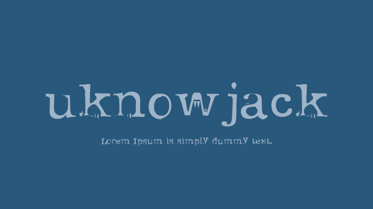 uknowjack Font