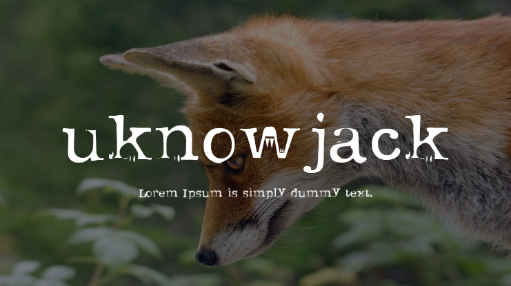 uknowjack Font