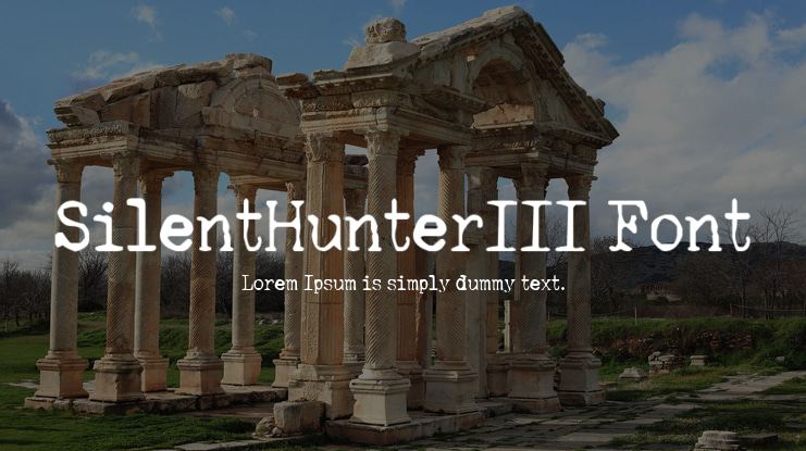 SilentHunterIII Font