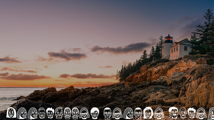 woodcutter people faces vol2 Font