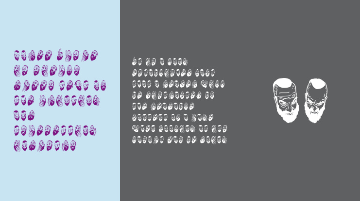 Woodcutter Self-portraits Font