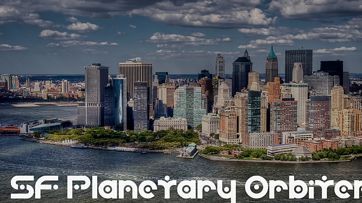 SF Planetary Orbiter Font Family