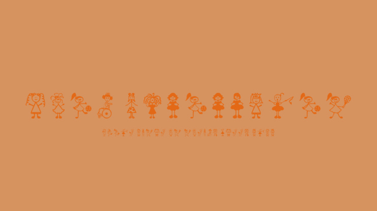 Girl Characters Font