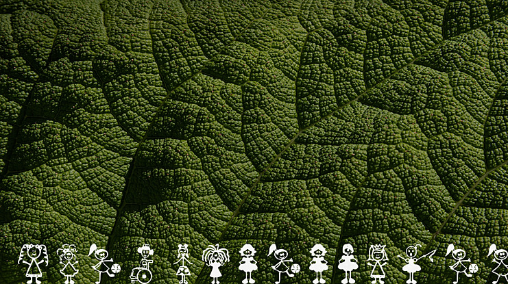 Girl Characters Font