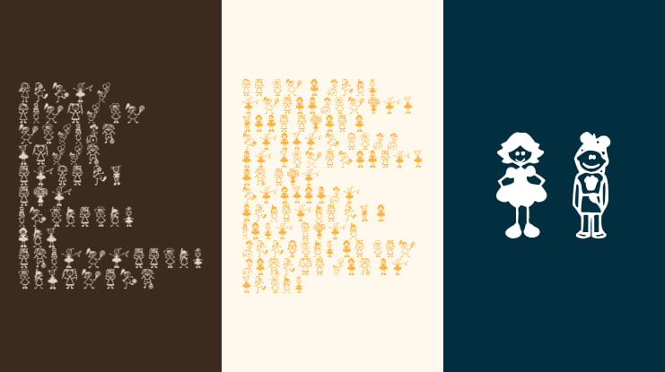 Girl Characters Font