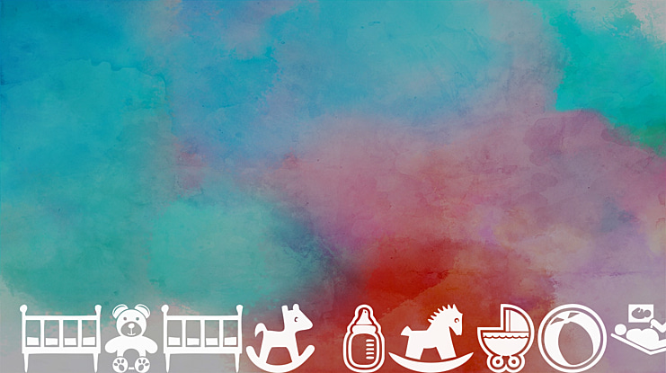 baby icons Font