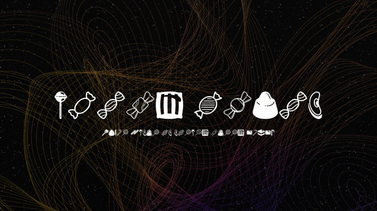 Candy icons Font