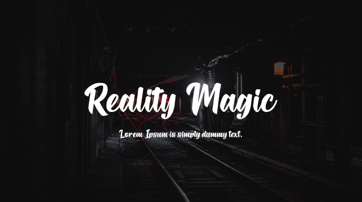 Reality Magic Font