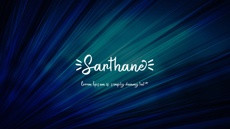 Sarthane Font