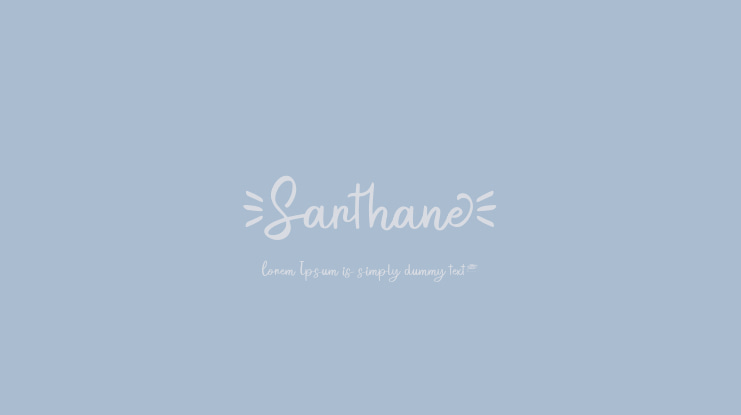Sarthane Font