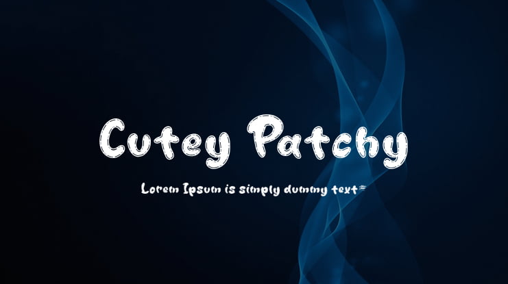 Cutey Patchy Font