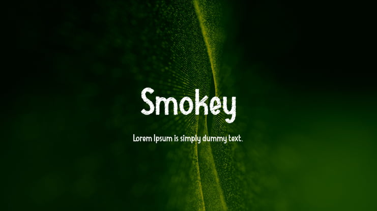 Smokey Font