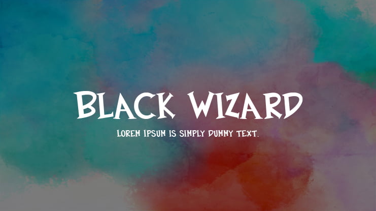 Black Wizard Font