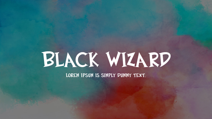 Black Wizard Font