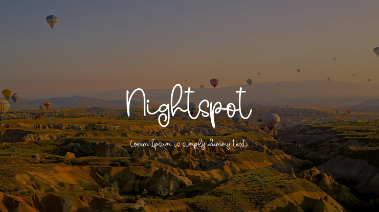 Nightspot Font