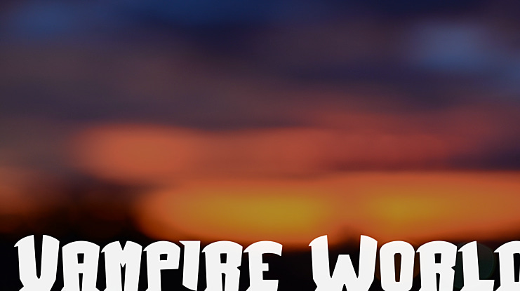 Vampire World Font