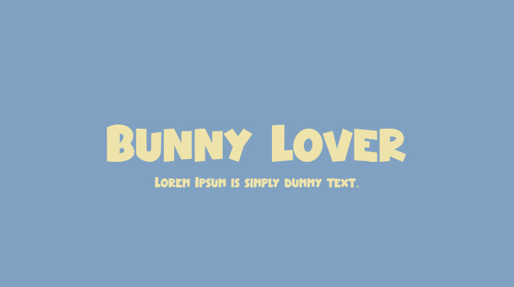 Bunny Lover Font