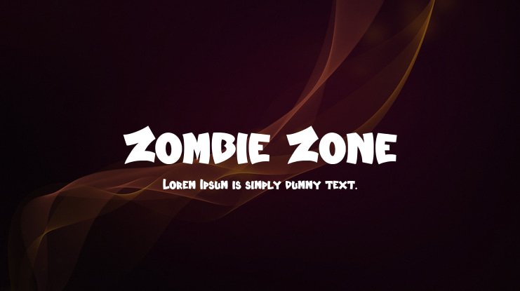 Zombie Zone Font