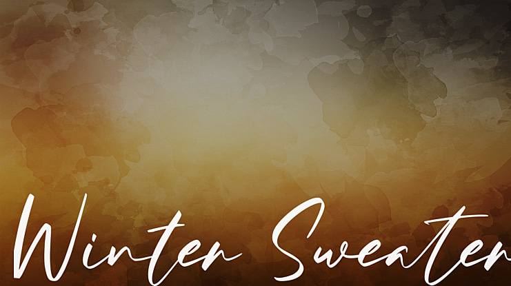Winter Sweater Font