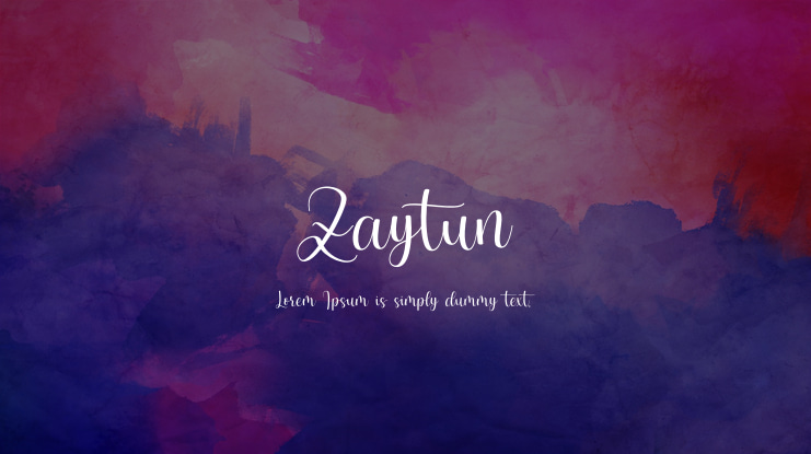 Zaytun Font