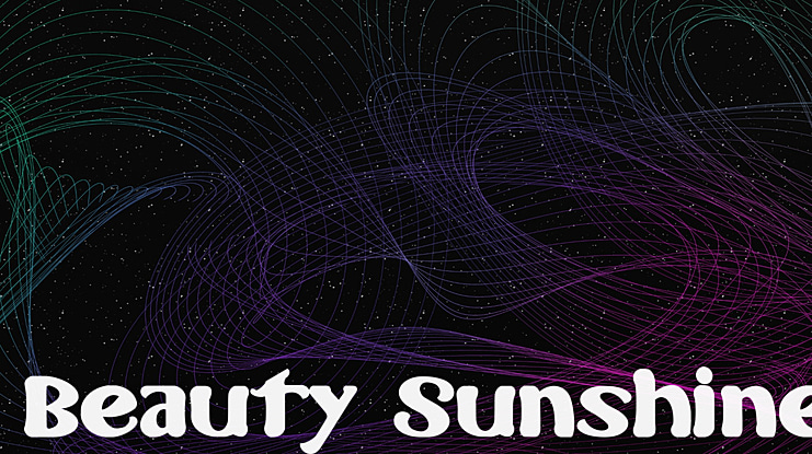 Beauty Sunshine Font
