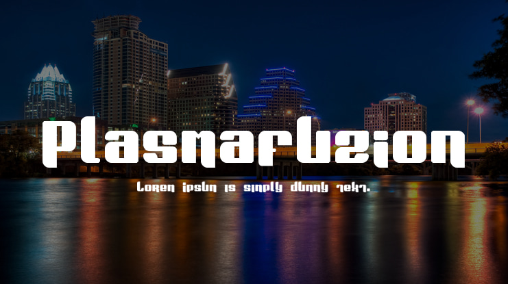 Plasmafuzion Font