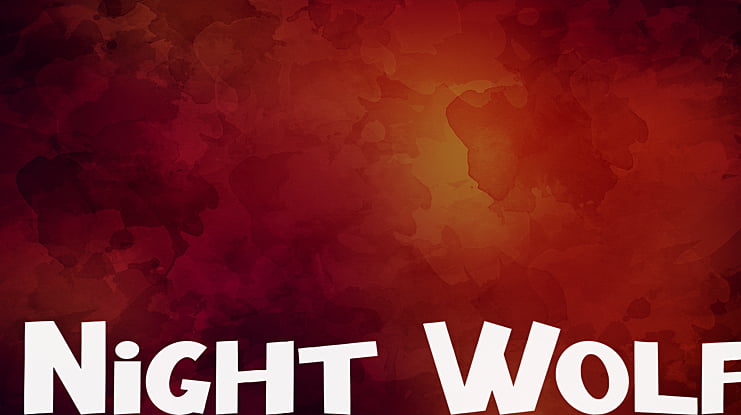 Night Wolf Font