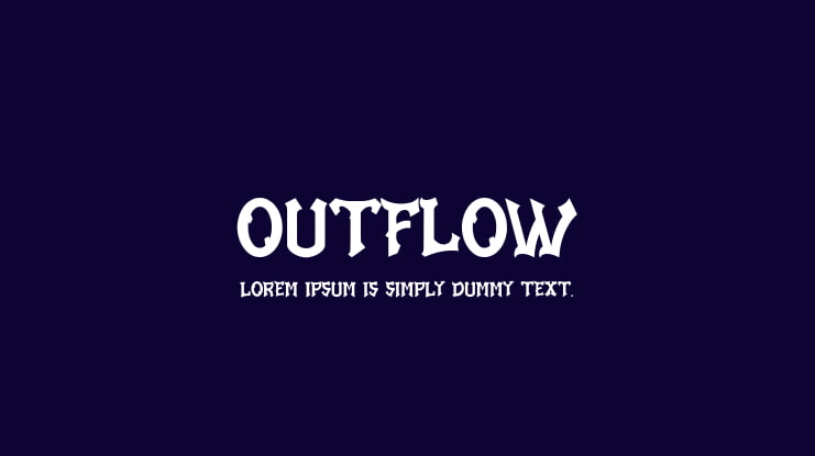 Outflow Font