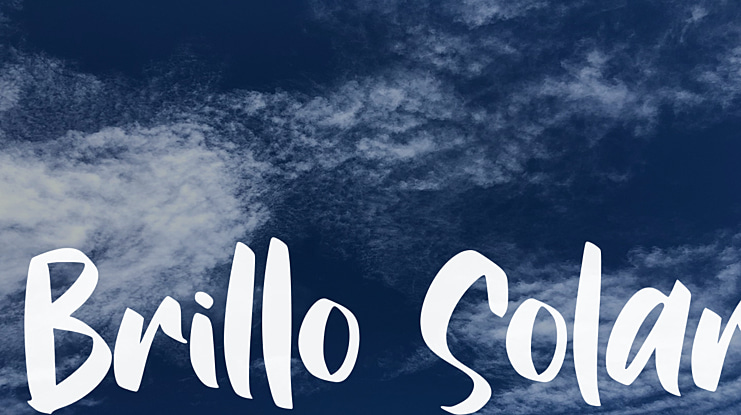 Brillo Solar Font