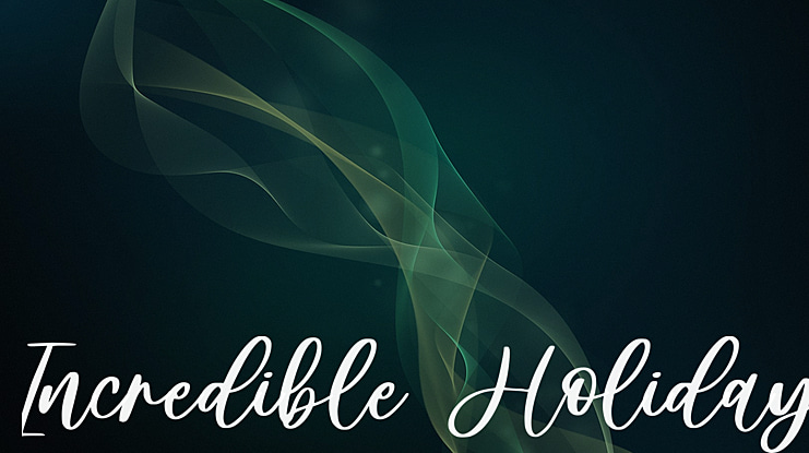 Incredible Holiday Font