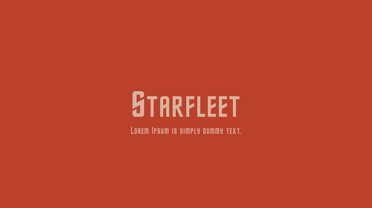 Starfleet Font