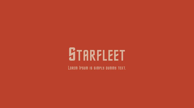Starfleet Font