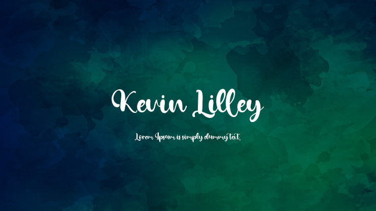 Kevin Lilley Font