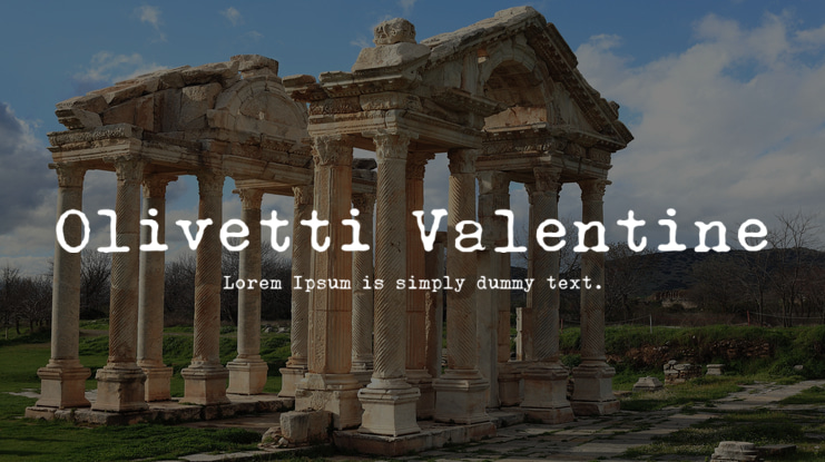 Olivetti Valentine Font